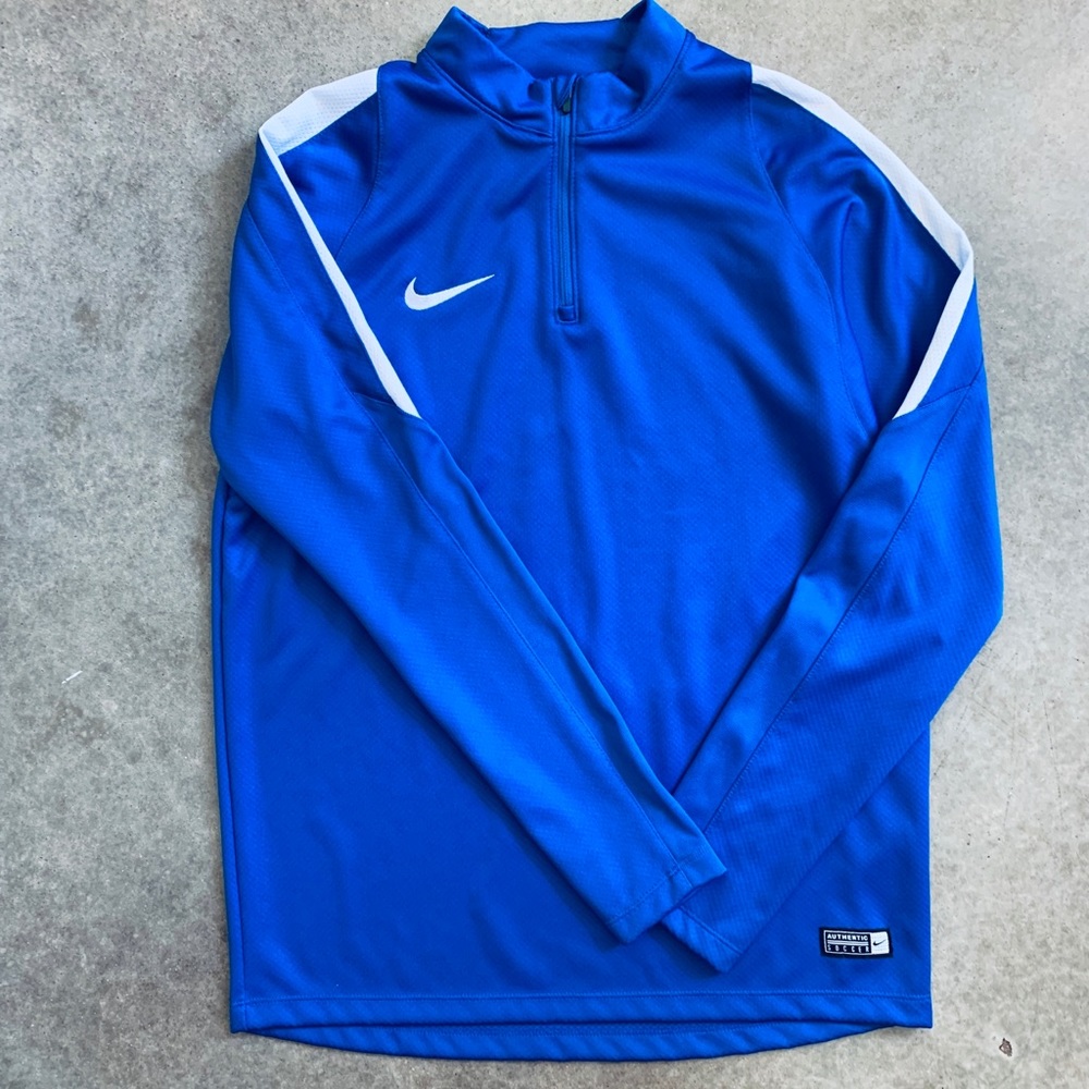 Boys Nike Dri Fit Soccer 1/4 ZIP long Sleeve